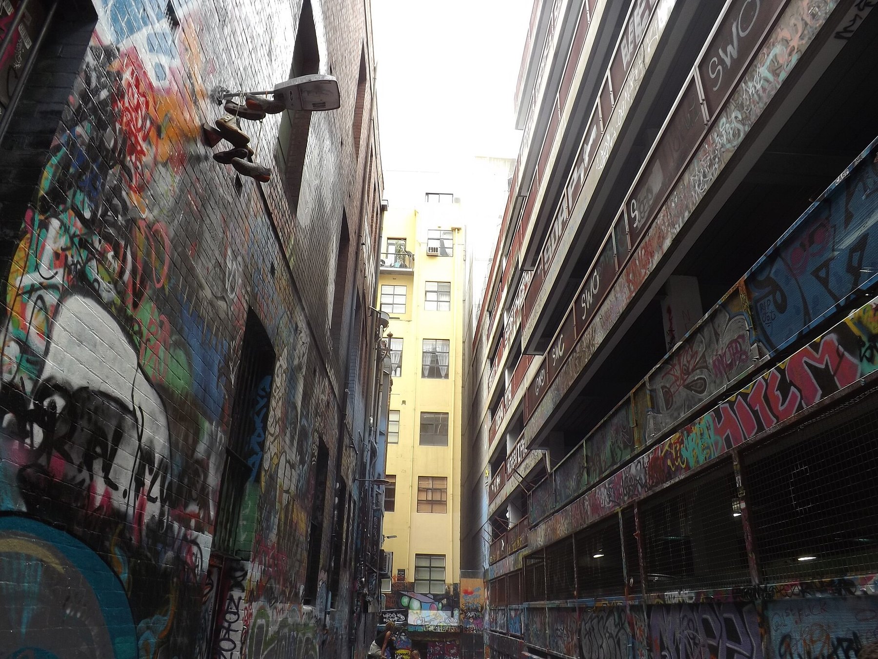 I murales di Hosier Lane, un vicolo del centro di Melbourne (foto segnaposto)