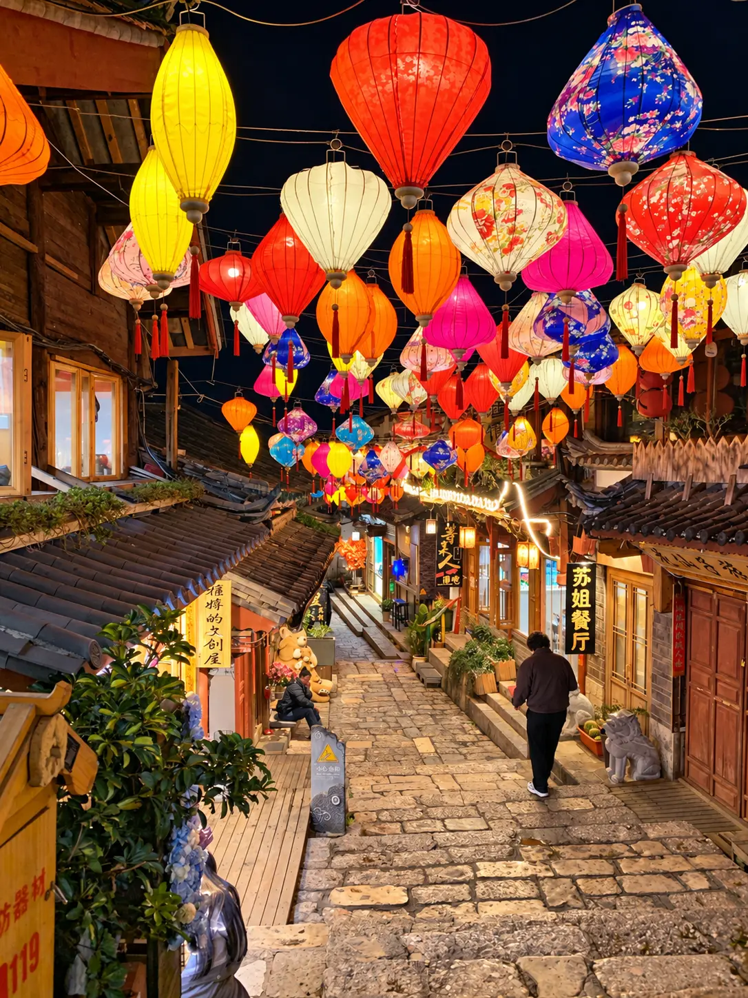 Le lanterne colorate di Lijiang